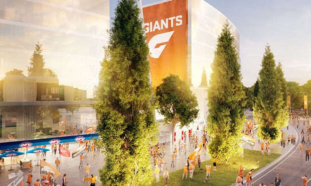 An artist's impression of the upgraded Manuka Oval. Picture: Manukagreen.com.au - ${keywords}